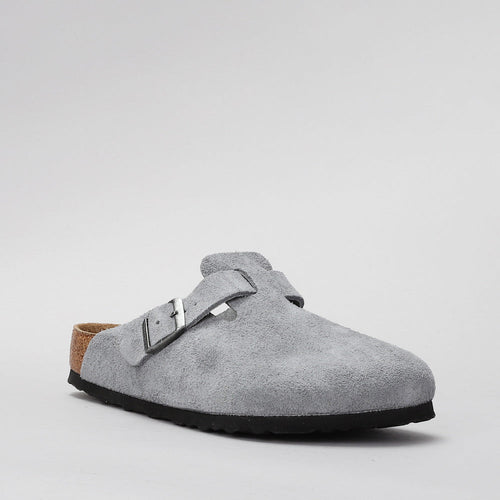 BIRKENSTOCK - BOSTON 1029708 - SFB BASALT GREY SUEDE