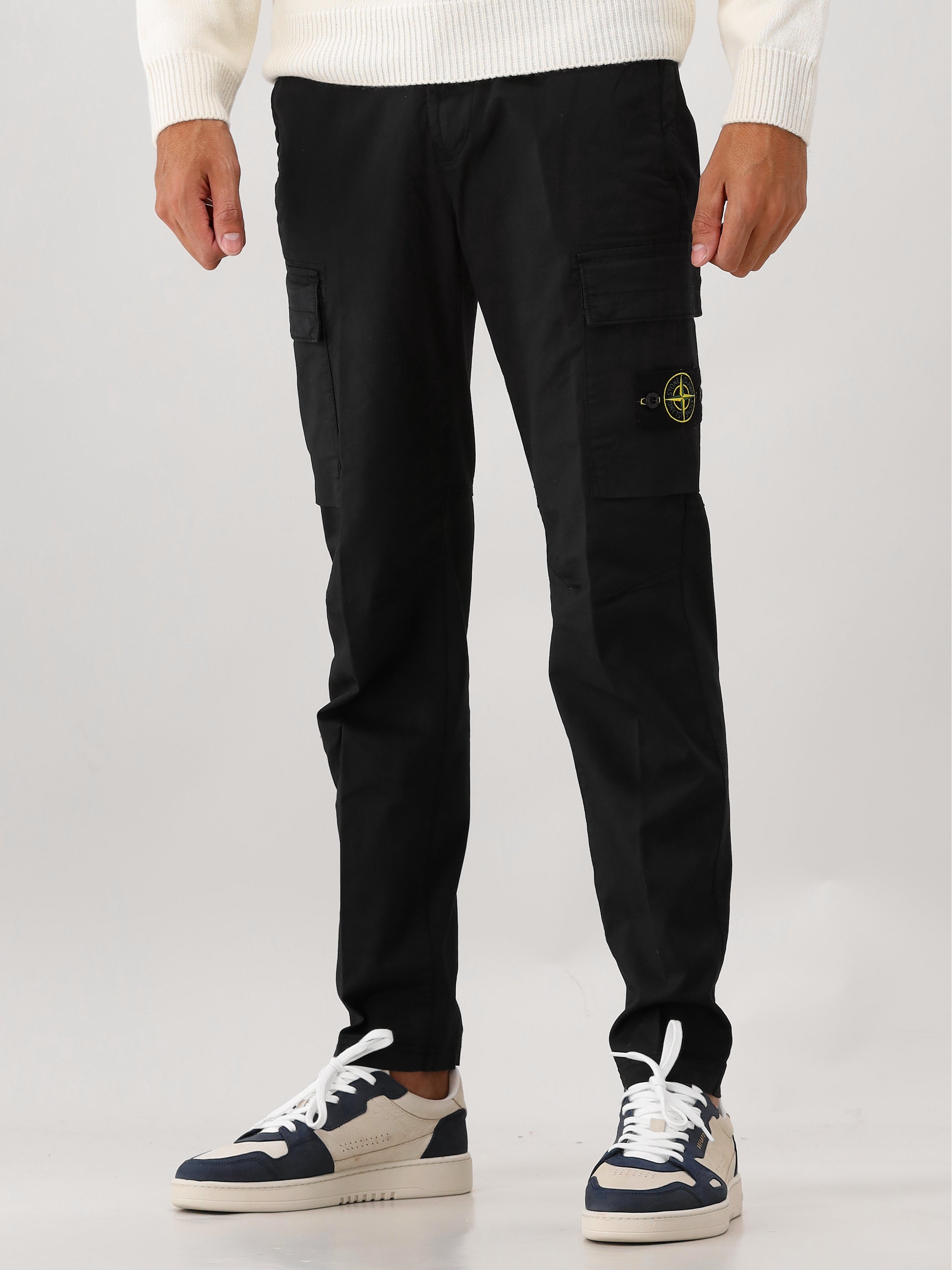Stone Island Cargobroek Zwart