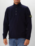 Stone Island Gebreide Trui Blauw