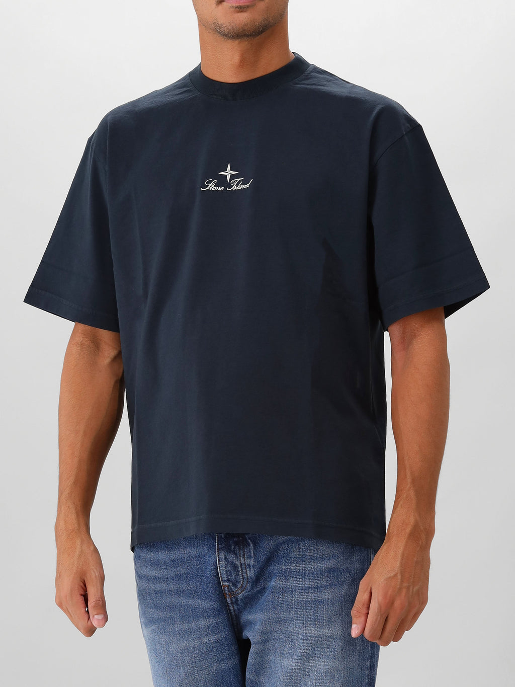 Stone Island T-shirt Blauw