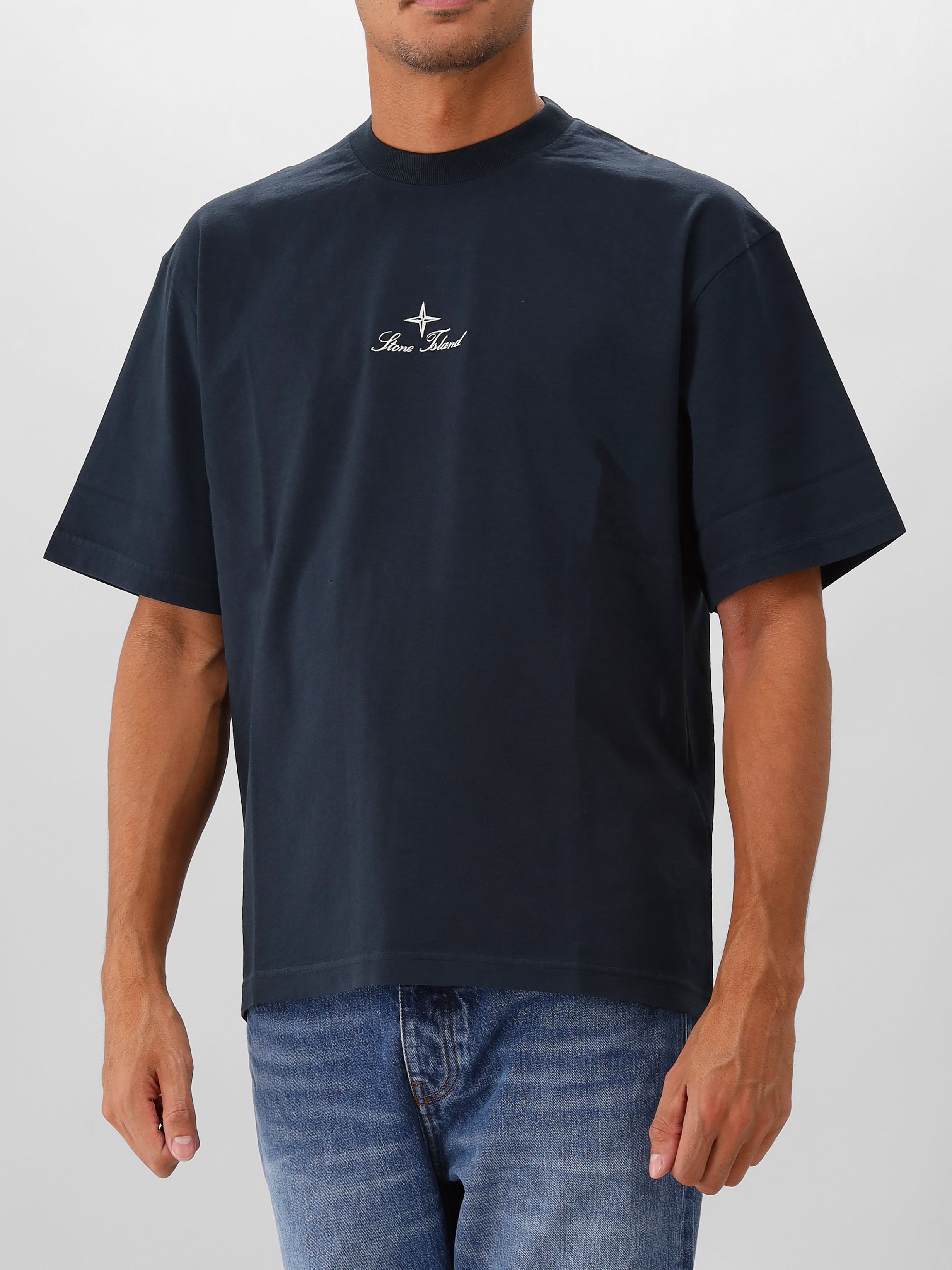 Stone Island T-shirt Blauw